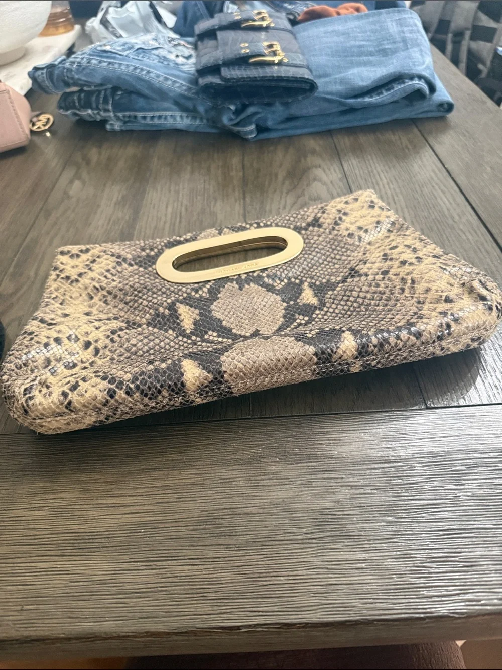 Michael Kors stylish snakeskin